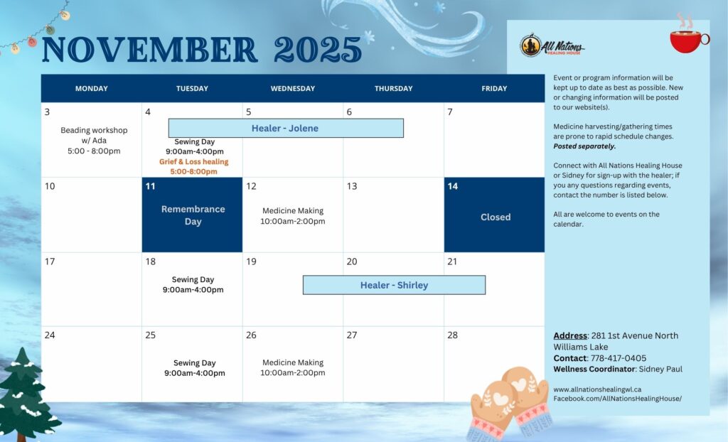 November calendar